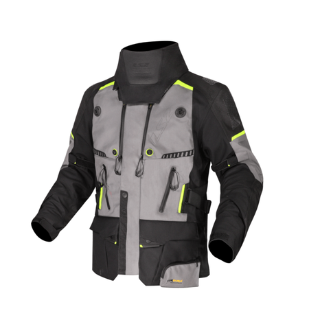 LS2 Campera Moto Cordura Apollo Hombre Negro Gris