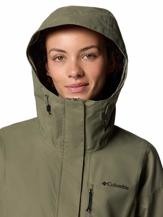 Campera Columbia Hikebound II Mujer Outdoor Verde - Vista 4
