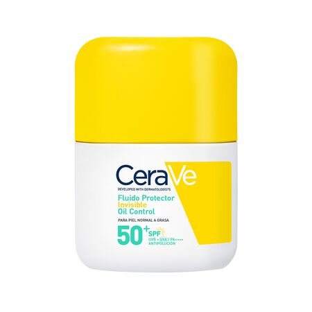 Protector Solar Cerave Fluido Invisible F50 Oil Control 50ml