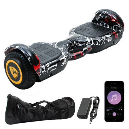 Patineta Electrica Gadnic Hoverboard 6.5 Pulgadas Blanco