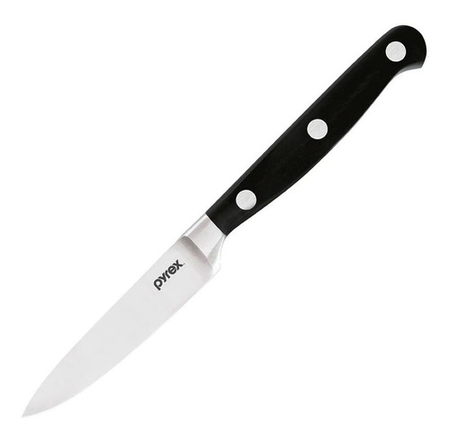 Cuchillo Cocina Pyrex Centurion Oficio 9 Cm Inox Forjado Negro