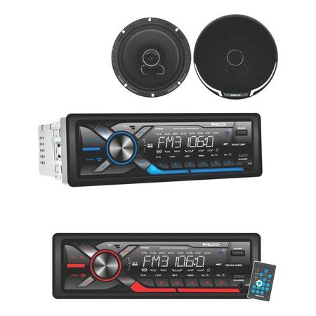 AUTOESTEREO PHILCO CPS90 BT + PARLANTES 6.5 PULGADAS