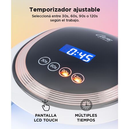 Cabina Para Uñas Gadnic FUTURE V11 UV LED 180W Display LCD Touch