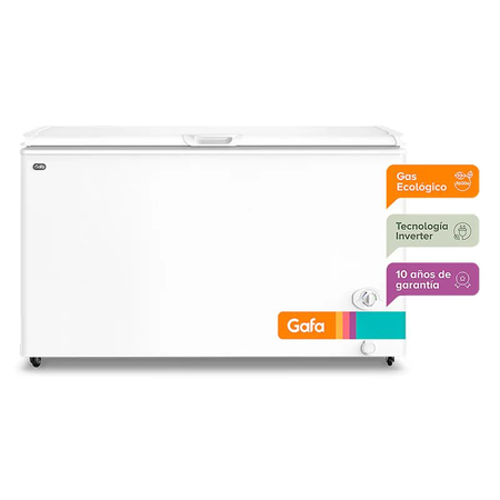 Freezer Horizontal Inverter Gafa 402 Litros Blanco