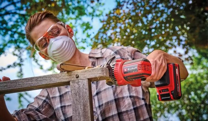 Einhell Lima de banda con bateria TE-BF 18 Li - Solo - Vista 4