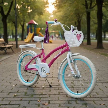 Bicicleta infantil Olmo Tiny Dancers R20 frenos v-brakes color rosa