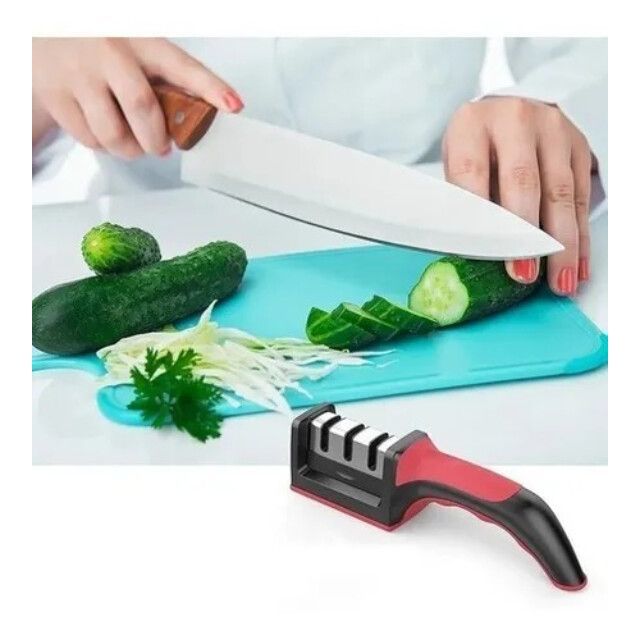 AFILADOR CUCHILLOS 3 EN 1 ALISADO PULIDO FILO REFORZADO - Vista 3