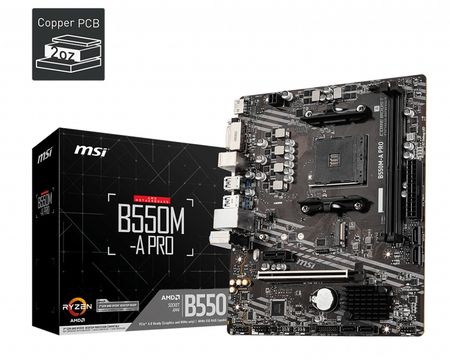 Mother MSI B550M-A PRO  sAM4 DDR4