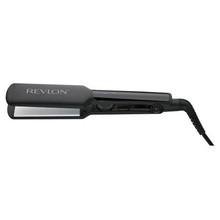 Planchita de Pelo Revlon Titanio Placas Anchas Negra