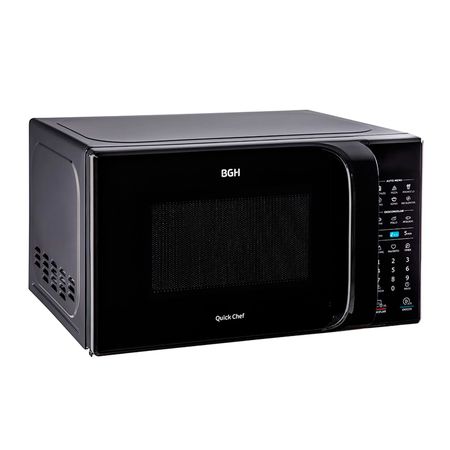 Microondas Digital BGH 20 Litros 700W Timer Negro B120DN20