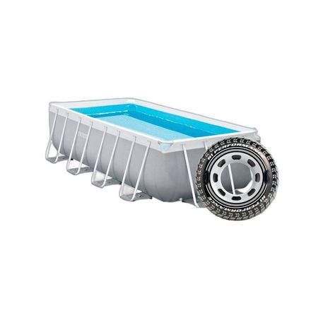 Combo Pileta Estructural Intex 10874L + Tubo Intex Monster Truck 114cm