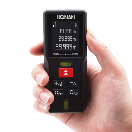 Medidor de distancia Laser 40Mts Konan Volumen Area Pitagoras