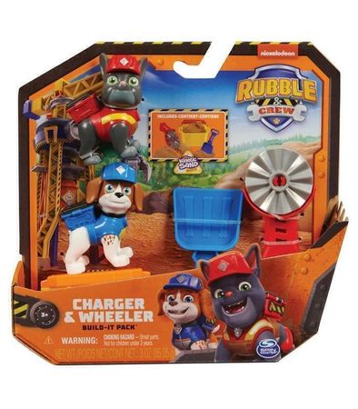 Set de equipo Paw Patrol Charger y Wheeler 