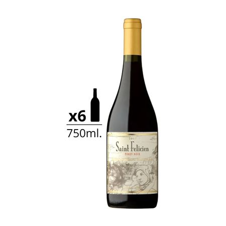 Vino Tinto Saint Felicien Pinot Noir Caja x 6