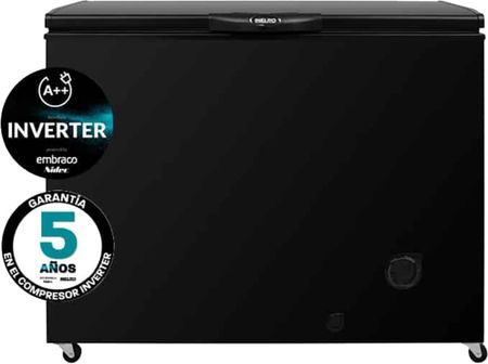 Freezer Inverter Inelro FIH-350 280L E.E.A++ Negro