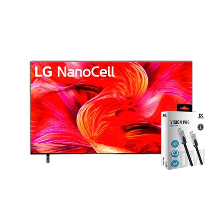 Combo Smart TV LG 55" 4K NanoCell LED + Cable HDMI Dekkin 2m 4K