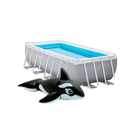 Combo Pileta Estructural Intex 10874L + Flotador Ballena 193cm