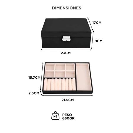 Joyero Gadnic ER5 Organizador De Accesorios 