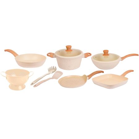 Set De Batería Carol 10 Piezas Línea Granito Beige