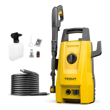 Hidrolavadora Electrica Trent  1200w Alta Presion 1600 Psi 110 Bar con Accesorios