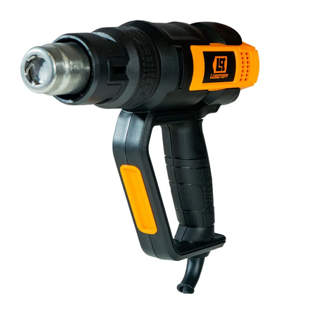 Pistola Calor 50° A 600° Lusqtoff Pcl2000-9 2000w Boquillas Naranja Y Negro