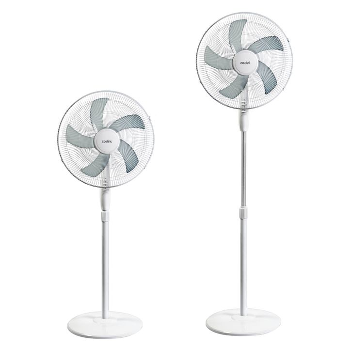 Ventilador de Pie Blanco 1.7 mts 5 aspas 18" Codini - V18V - Vista 4