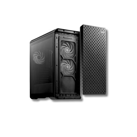 Gabinete XPG LANDER300 Negro con ARGB y Vidrio Templado  Soporte Micro-ATX y Mini-ITX