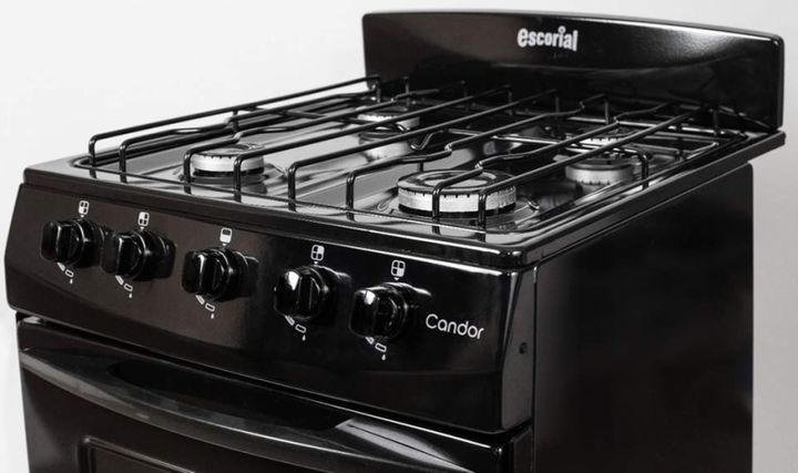 Cocina Escorial Gas Envasado Candor S2 4 Hornallas 51 Cm - Vista 2