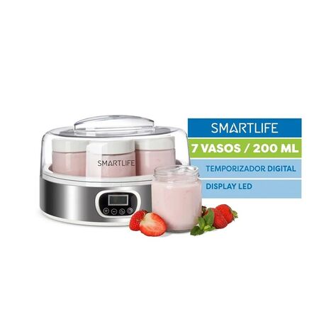 YOGURTERA SMARTLIFE SLYM2305 7 FRASCOS DE VIDRIO INCLUIDOS