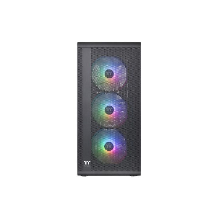 Gabinete Thermaltake S200 TG ARGB 4Fan Negro - Vista 2