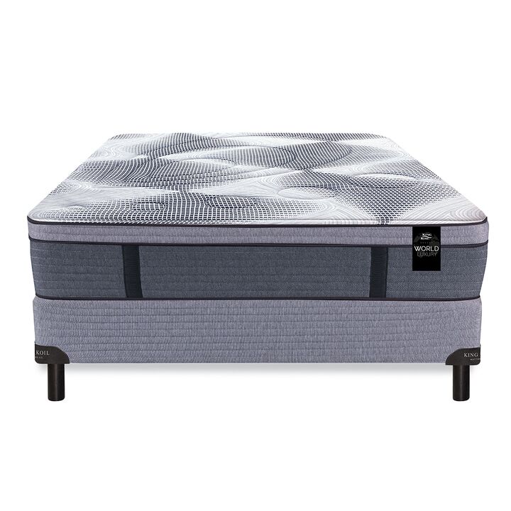 Colchon y Sommier King Koil 120 Luxury Pocket 2 Plazas 130x190 Resortes y Pillow Viscoelastico + Almohada de Regalo - Vista 8