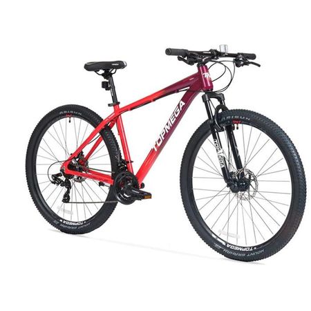 Bicicleta Mountain Bike Topmega Sunshine Aluminio Talle M R29 21vel Coral/violeta