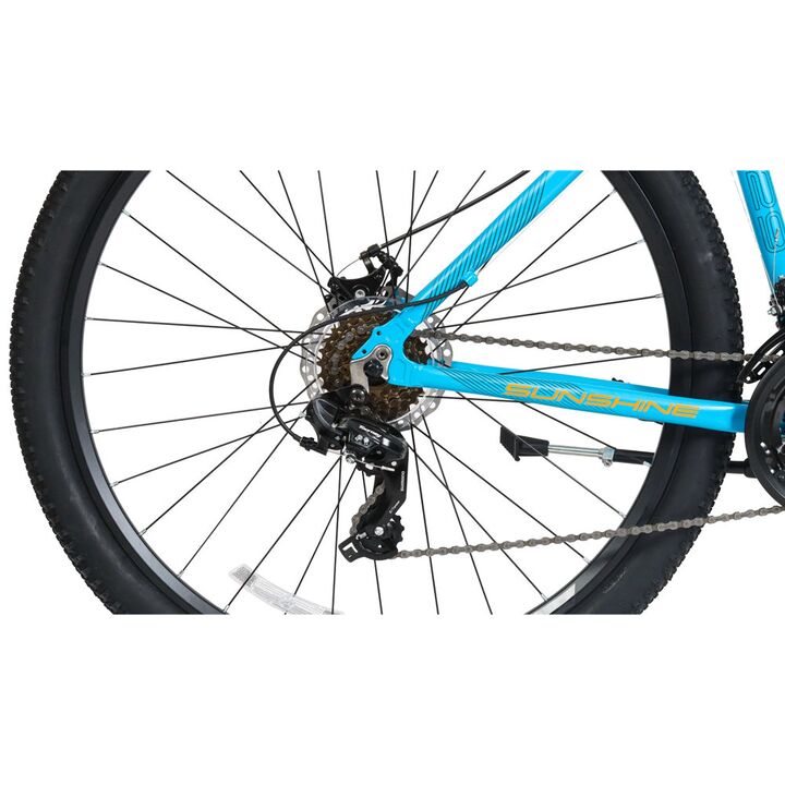 Bicicleta Mountain Bike Topmega Sunshine Aluminio Talle M R29 21vel Alum Celeste - Vista 7