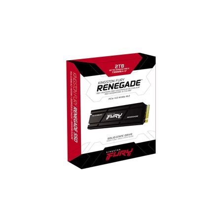 Disco Solido SSD Kingston 2TB Fury Renegade M.2 Nvme 2280 7300Mb/s C/Disipador