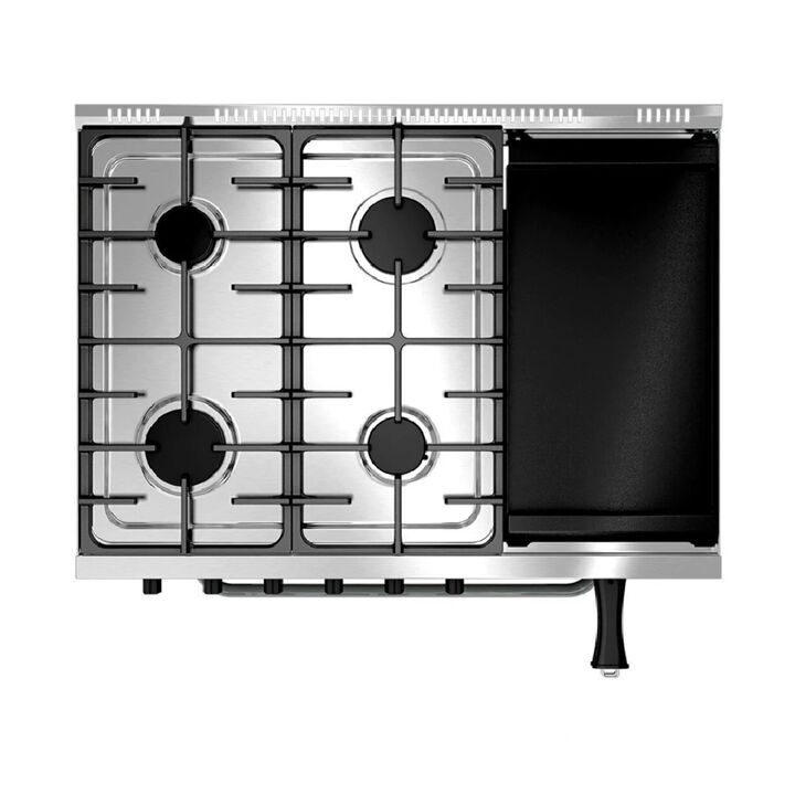 Cocina Industrial Saho Kuma 820 Multigrill 4 Hornallas Puerta Ciega Multigas 82cm - Vista 2
