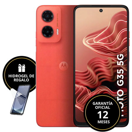 MOTO G35 ROM 256GB RAM 4GB 5G (C:NARANJA NACIONAL)