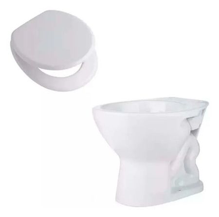 Combo Ferrum Inodoro Corto Andina Ifa + Tapa Asiento Tsp