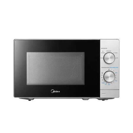 Microondas Midea 20 L Mecánico Plateado