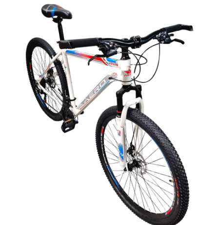 BICICLETA AERO BIKE – MODELO VENTORODADO 29 21 VELOCIDADES DISEÑO ITALIANO (BLANCO- ROJO) - Vista 4