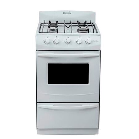 Cocina A Gas Escorial Candor S2 Color Blanco Gas Natural