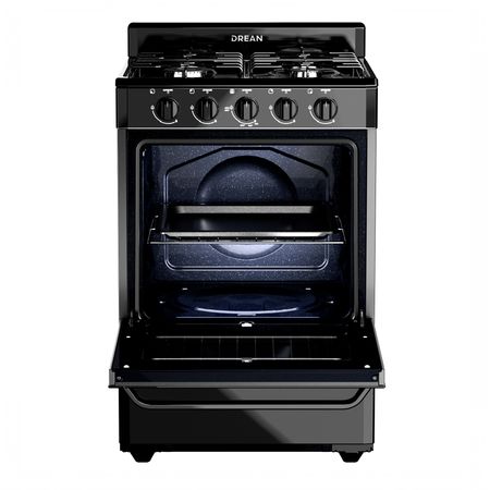 Cocina Multigas 56 cm Negro Drean CD5602AN0