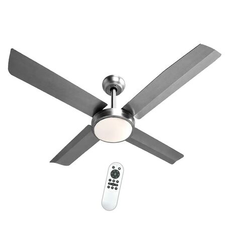 Ventilador de Techo Liliana Palas Metálicas 120cm Luz Led Control VTHI704R