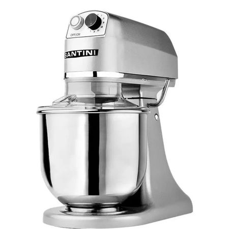 Batidora Planetaria Santini Amasadora 7 Lts Profesional 280w Plata