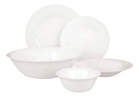Juego Vajilla 25 Piezas Vidrio Templado Segre Utile