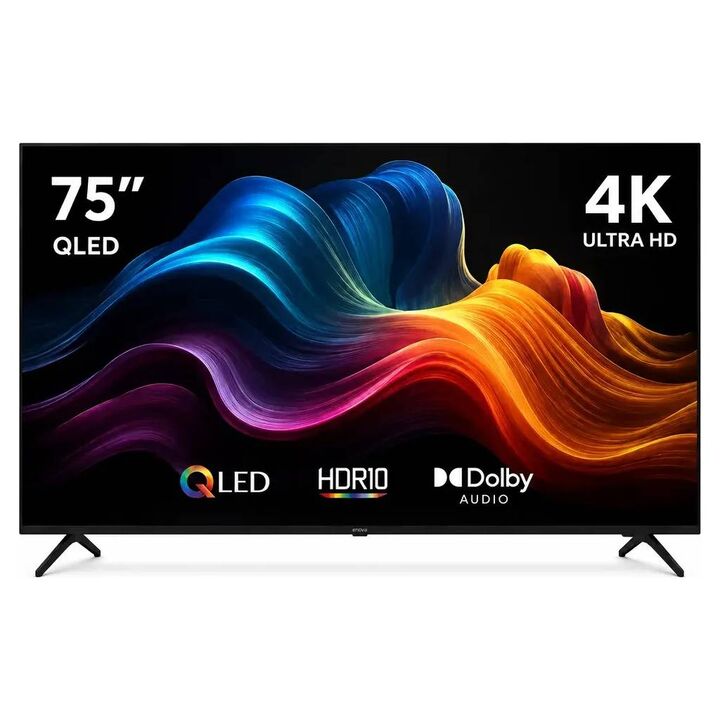 Smart TV Enova 75 Pulgadas QLED 4K UHD TE75UG12-TDF - Vista 1