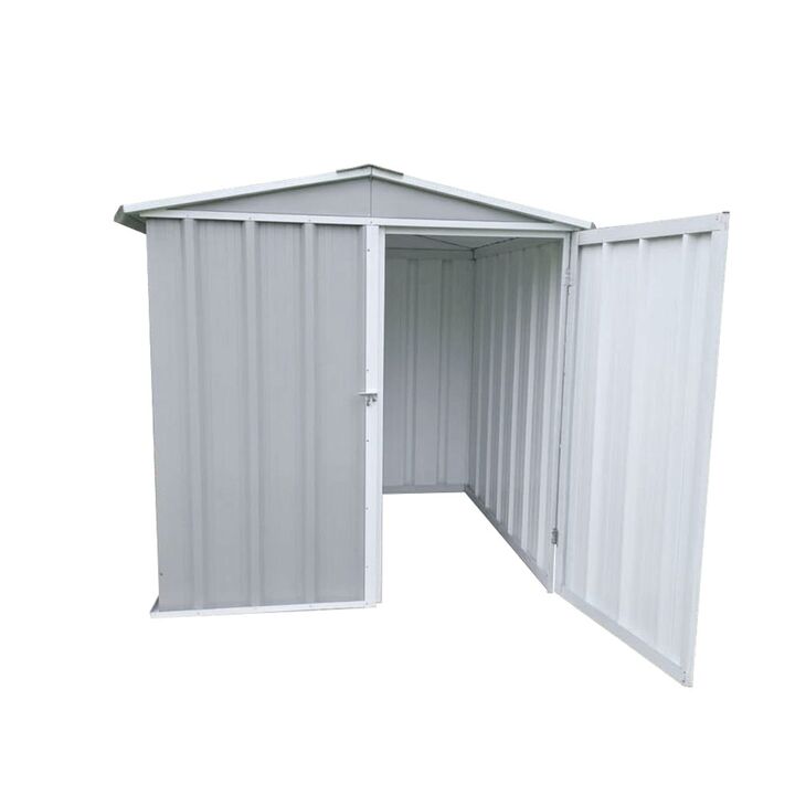 Armario Deposito Galpon de jardin Casi 2x2x2 Gris DON ACERO - Vista 3