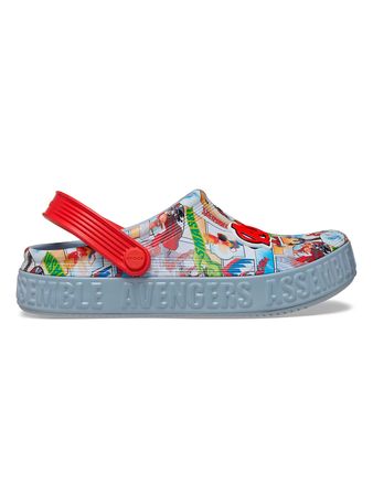 Zuecos Crocs Avengers Off Court Clog Kids Niños Moda Multicolor