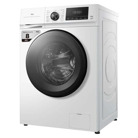 Lavarropas Automatico TCL 8KG 1400RPM Inverter Blanco P108FLW