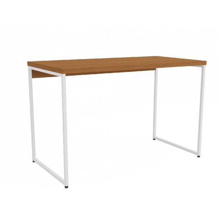 Escritorio Tipo Industrial Hierro y Madera Atma Home Blanco y Canela ATH-LI002-CNBR