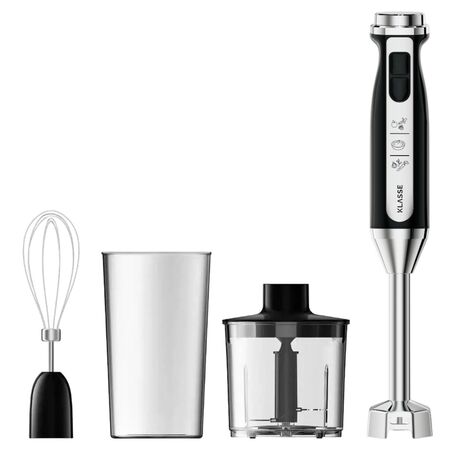 Mixer 1000W 4 En 1 Con Batidor Y Picador Acero Klasse (KS2500)